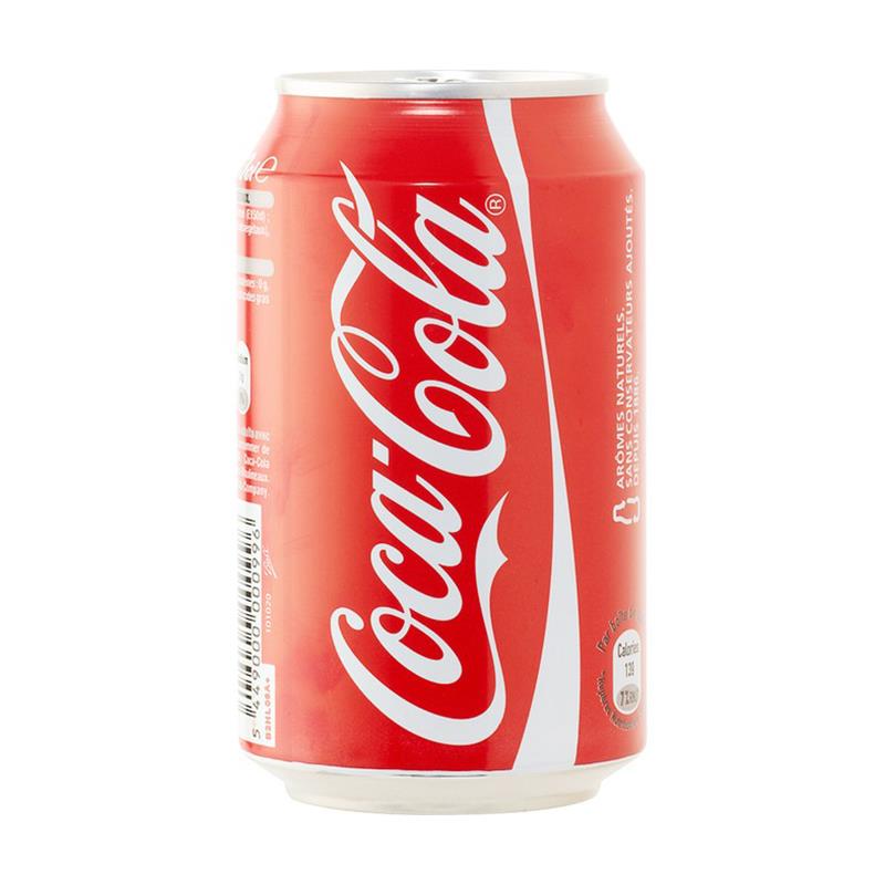 نوشابه قوطی کوکاکولا